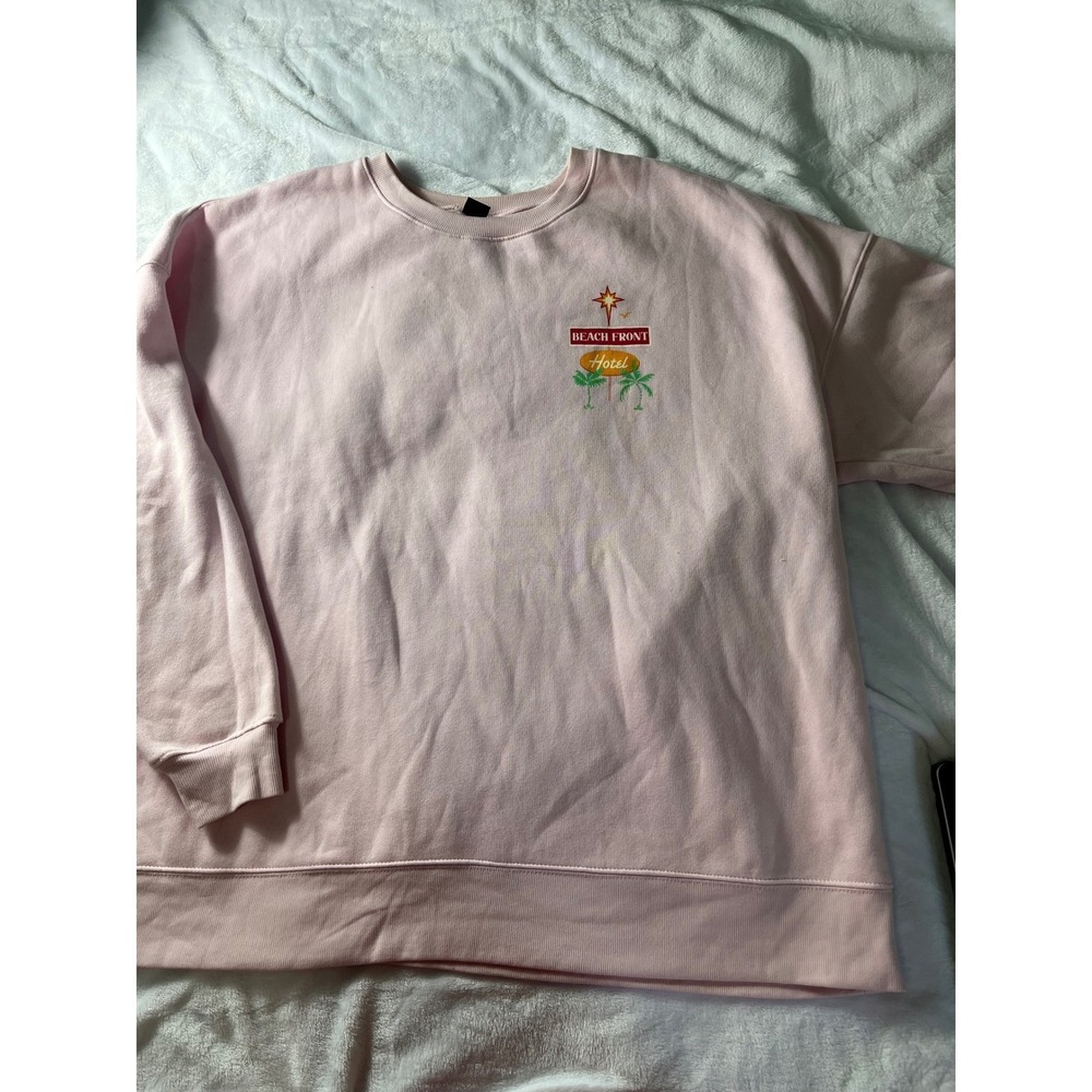 Wild Fable Pink Ponta Do Sol Madeira Portugal Graphic Crewneck Sweatshirt 2xl